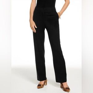 🖤 NWT Talbots Luxe Ponte Straight Leg Pants | Black | Petite 2P
